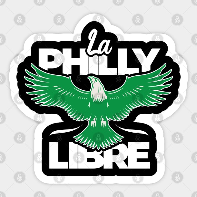 Philly La Philly Libre Sticker by Cosmic Art